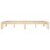 Estructura de cama sin colchón madera de pino maciza 120x200