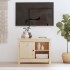 Mueble de TV de madera maciza de pino 70x36,5x52
