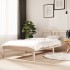 Estructura cama individual sin colchón madera maciza 90x190
