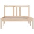 Estructura cama individual sin colchón madera maciza 90x190