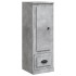 Aparador madera contrachapada gris hormigón 36x35,5x103,5