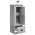 Aparador madera contrachapada gris hormigón 36x35,5x103,5