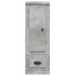 Aparador madera contrachapada gris hormigón 36x35,5x103,5