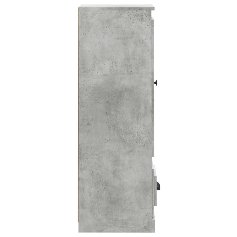 Aparador madera contrachapada gris hormigón 36x35,5x103,5