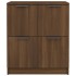 Aparador de madera contrachapada roble marrón 60x30x70