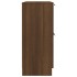 Aparador de madera contrachapada roble marrón 60x30x70