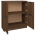 Aparador de madera contrachapada roble marrón 60x30x70