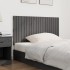 Cabecero de cama de pared madera maciza pino gris 127,5x3x60