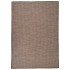 Alfombra de exterior de tejido plano marrón 160x230