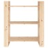 Estantería/divisor de espacios madera maciza pino 80x35x91