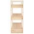 Estantería/divisor de espacios madera maciza pino 80x35x91