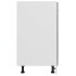 Armario inferior de cocina contrachapado gris 60x46x81,5