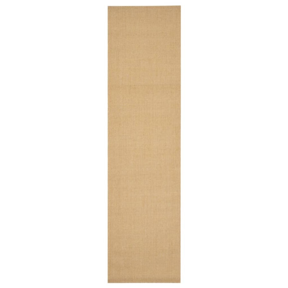 Alfombra de sisal natural 66x250