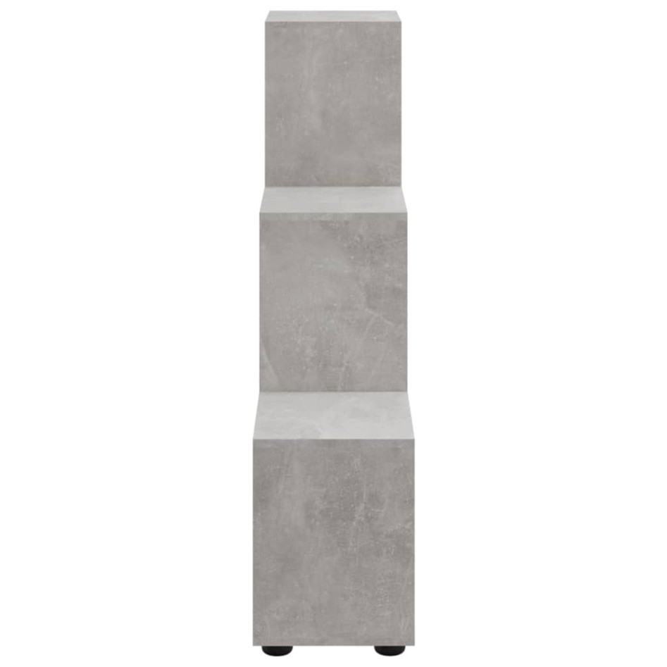 Estantería forma de escalera madera contrachapada gris