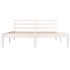 Estructura de cama sin colchón madera pino blanco 140x190