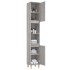 Armario de baño madera contrachapada gris Sonoma 30x30x190