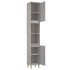 Armario de baño madera contrachapada gris Sonoma 30x30x190