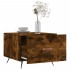 Mesa de centro madera de ingeniería roble ahumado 50x50x40