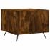 Mesa de centro madera de ingeniería roble ahumado 50x50x40