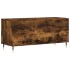 Mueble discos madera contrachapada roble ahumado 100x38x48