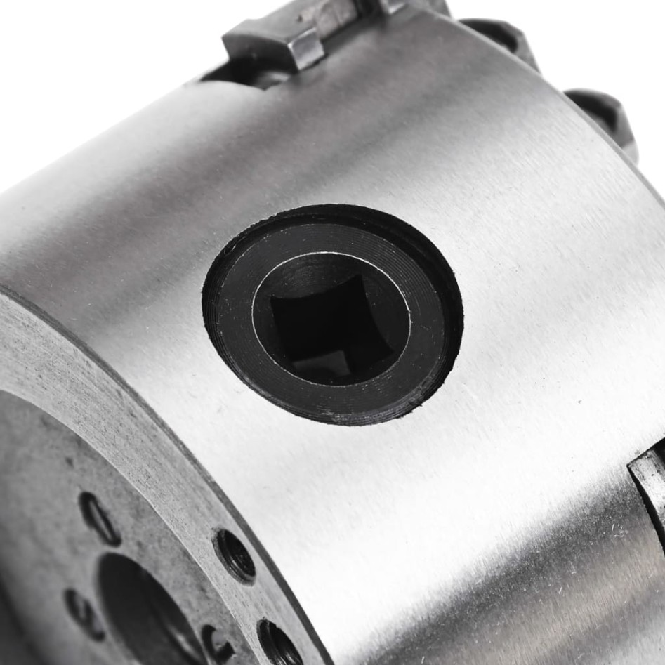 Mandril de torno autocentrante de 4 mordazas 80 mm