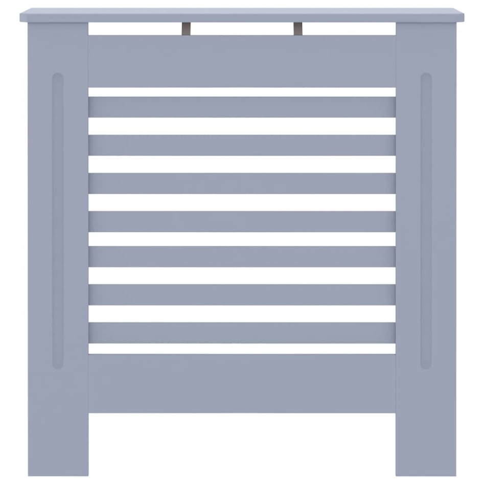 Cubierta para radiador MDF gris 78