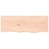 Estante de pared madera maciza roble sin tratar 80x30x(2-6)