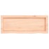 Estante de pared madera maciza roble sin tratar 80x30x(2-6)
