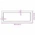 Estante de pared madera maciza roble sin tratar 80x30x(2-6)
