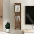 Mueble de TV madera contrachapada color roble 30,5x30x110