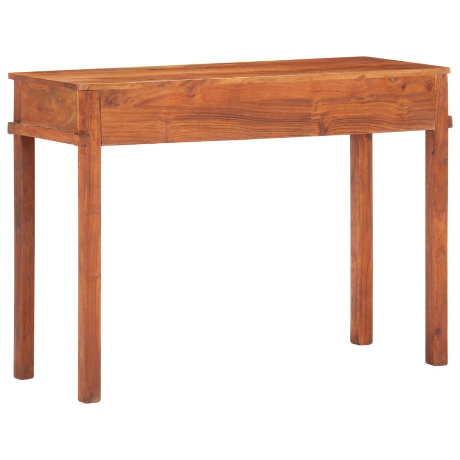Mesa consola de madera maciza de acacia 110x40x76