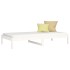 Sofá cama sin colchón madera maciza de pino blanco 90x200