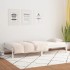 Sofá cama sin colchón madera maciza de pino blanco 90x200