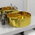 Lavabo con rebosadero 46,5x15,5 cm cerámica