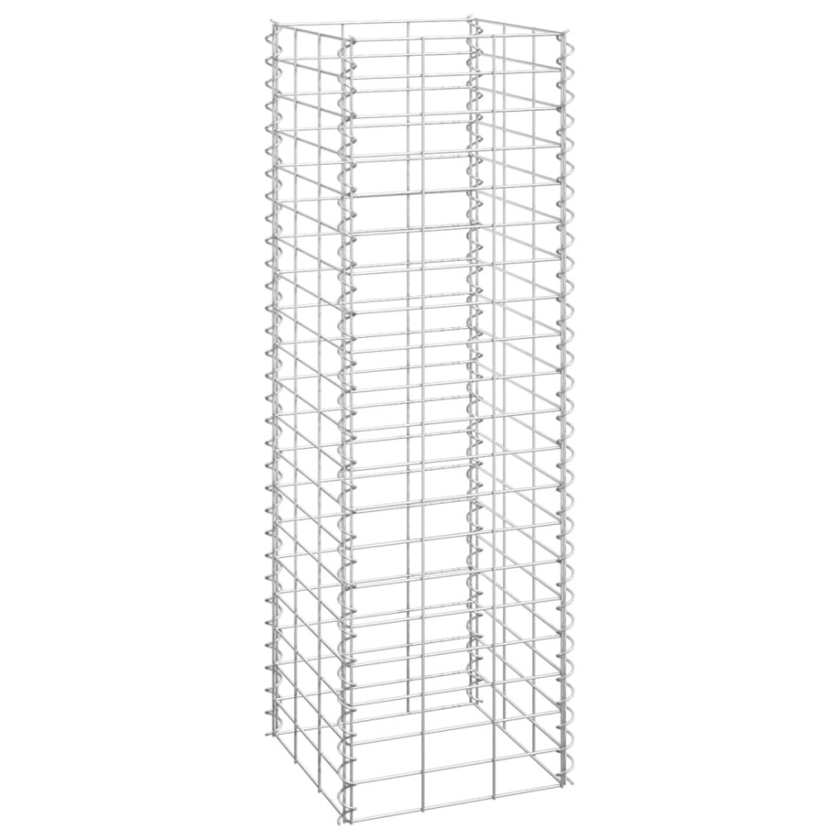 Arriates de gaviones 3 unidades hierro 30x30x100