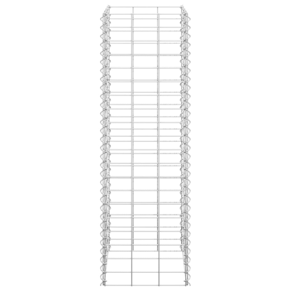 Arriates de gaviones 3 unidades hierro 30x30x100