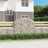 Cesta gaviones forma arco hierro galvanizado 150x30x120/140