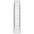 Cesta gaviones forma arco hierro galvanizado 150x30x120/140