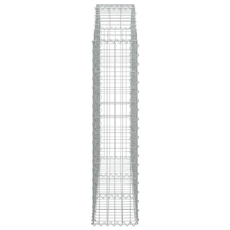 Cesta gaviones forma arco hierro galvanizado 150x30x120/140