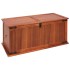Baúl de almacenamiento de madera maciza de acacia 79x34x32