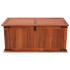 Baúl de almacenamiento de madera maciza de acacia 79x34x32