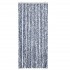 Cortina mosquitera azul y blanco chenilla 90x200