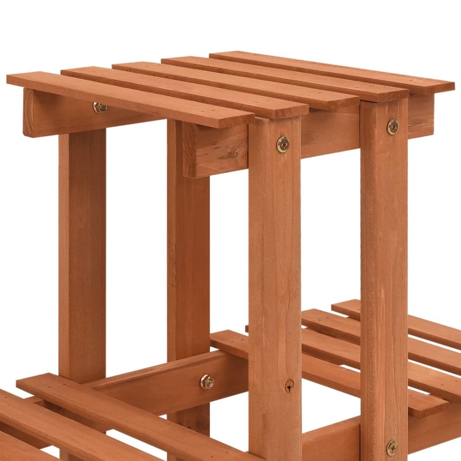 Soporte para plantas de madera maciza de abeto 83x25x132