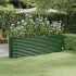 Jardinera arriate acero recubrimiento polvo verde 224x40x68