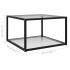 Mesa de centro transparente vidrio templado 60x60x35
