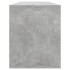 Mueble para TV madera contrachapada gris hormigón 130x35x50