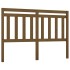 Cabecero de cama madera maciza de pino marrón miel 166x4x100