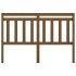 Cabecero de cama madera maciza de pino marrón miel 166x4x100
