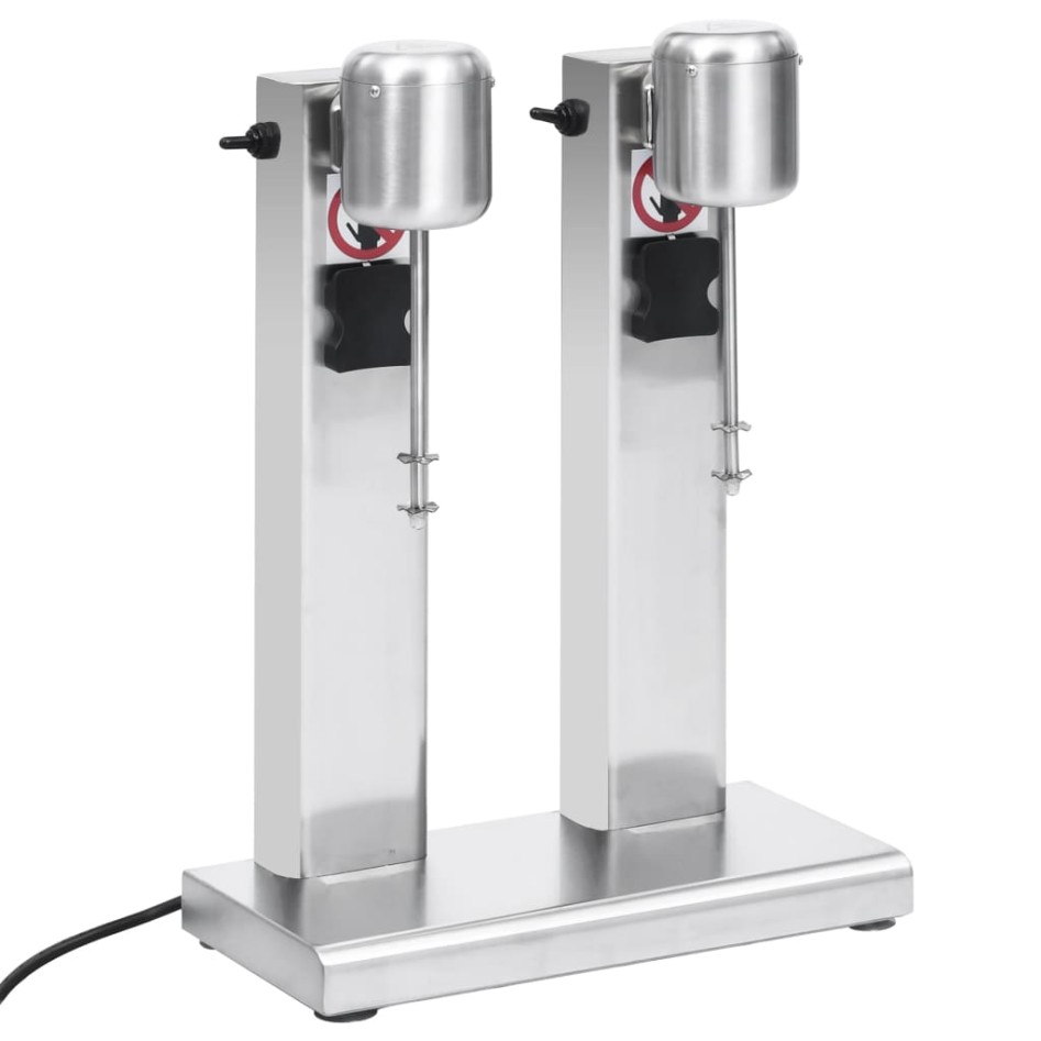 Batidora de batidos con doble vaso de acero inoxidable 2