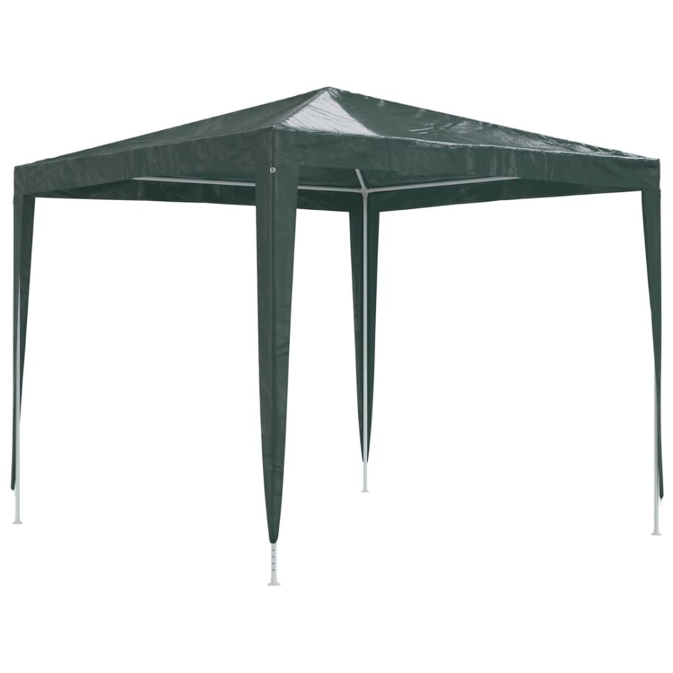 Carpa profesional para fiestas verde 90 g/m² 2,5x2,5